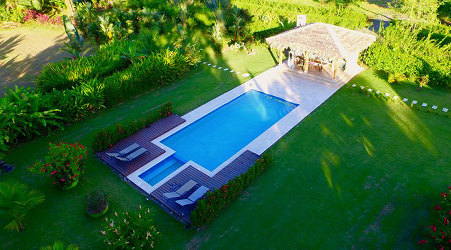 Costa Rica - Cahuita - Villa Lujosa - La piscine - Vue 1