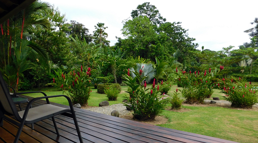 Costa Rica - Cahuita - Villa Lujosa - La terrasse sur l'avant