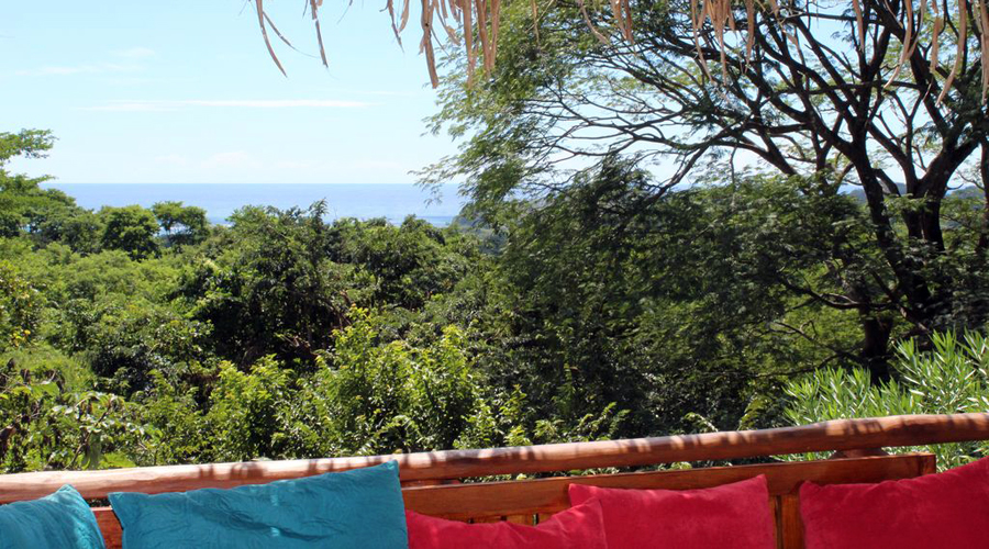 Costa Rica - Guanacaste - Samara - Villa Perche - La vue mer depuis le rancho