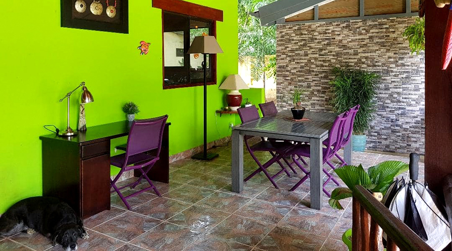 Costa Rica - Jaco - Herradura - B&B maison + 3 units locatives - Maison principale - Terrasse - Vue 2