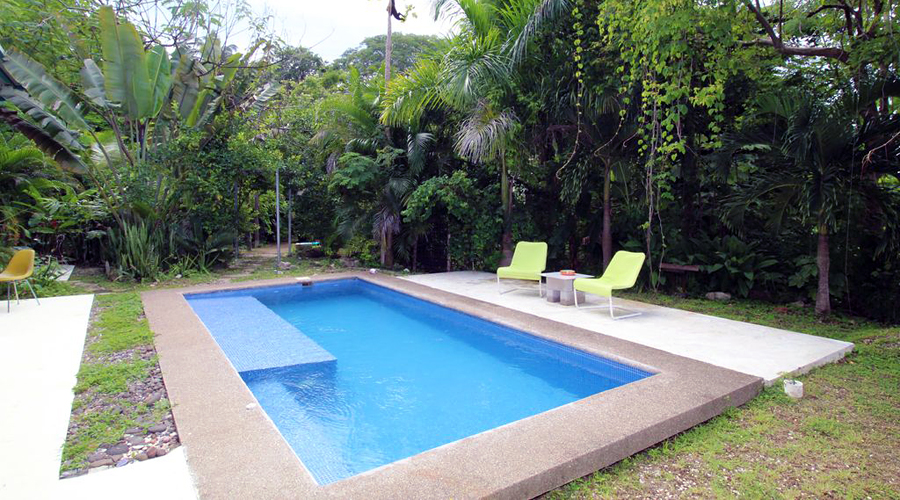 Costa Rica - Guanacaste - Prs de Samara - Papillon Bleu - La piscine