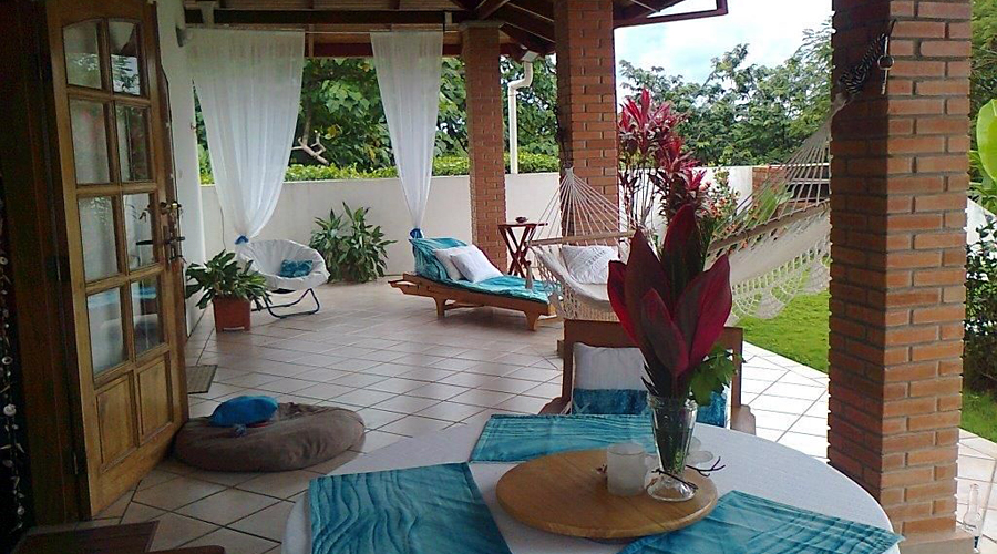 Costa Rica - Guanacaste - Samara - Villa Encaramada - Terrasse maison principale - Vue 1