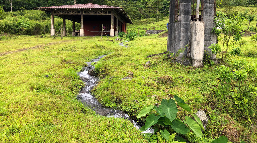 Costa Rica - Alajuela - Bijagua - Armnia - La rivire - Vue 2