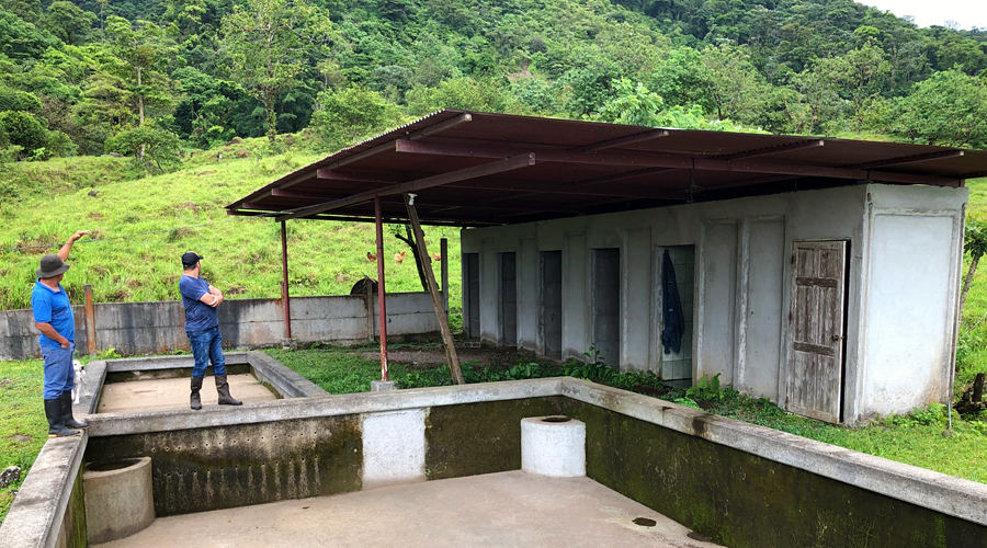 Costa Rica - Alajuela - Bijagua - Arménia - Les sanitaires