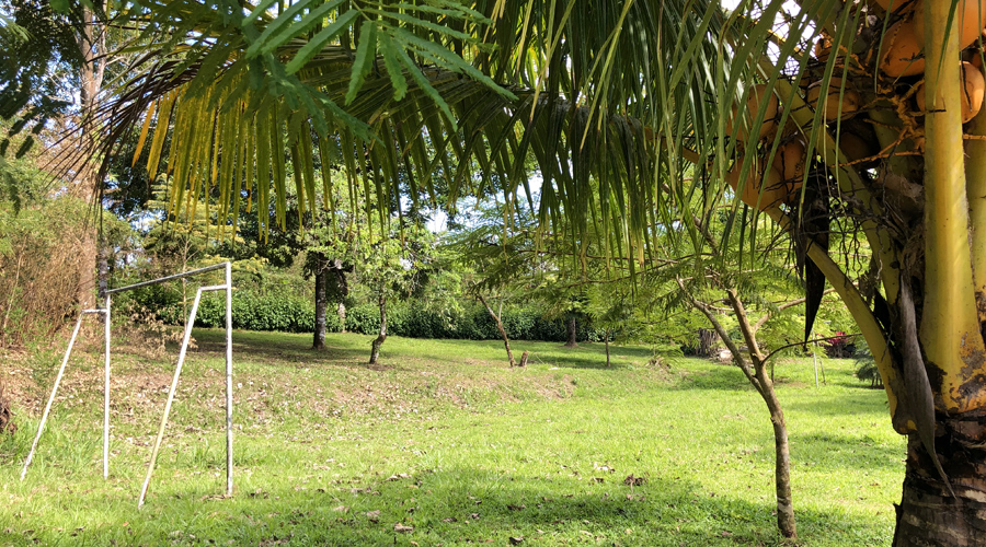 Costa Rica - Bijagua - Finca La Cabaa - Le terrain de football