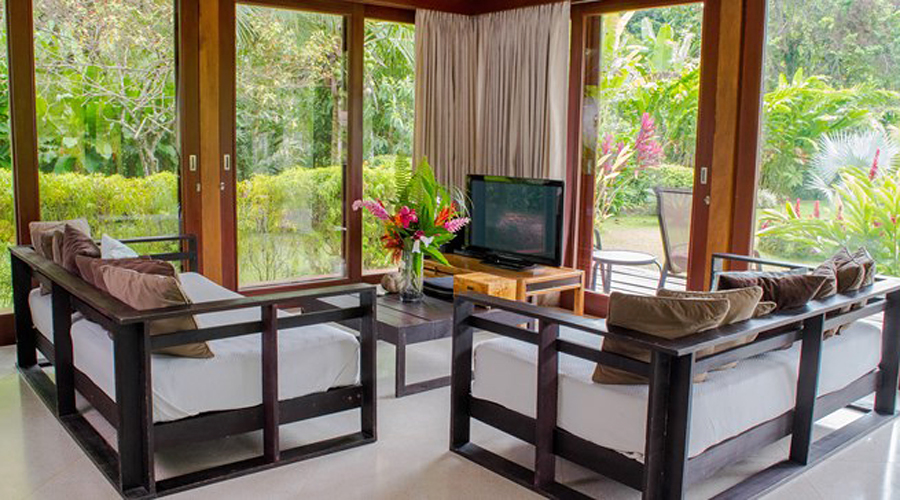 Costa Rica - Cahuita - Villa Lujosa - Le salon - Vue 2