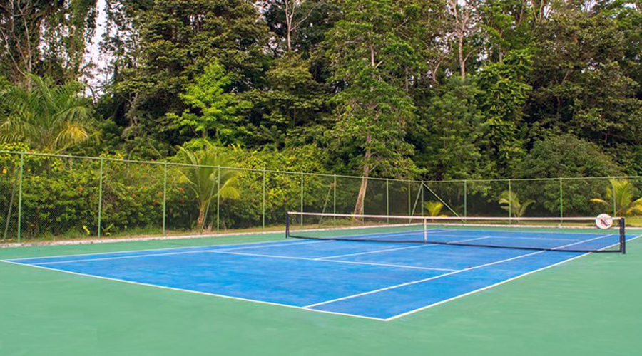 Costa Rica - Cahuita - Villa Lujosa - Le terrain de tennis