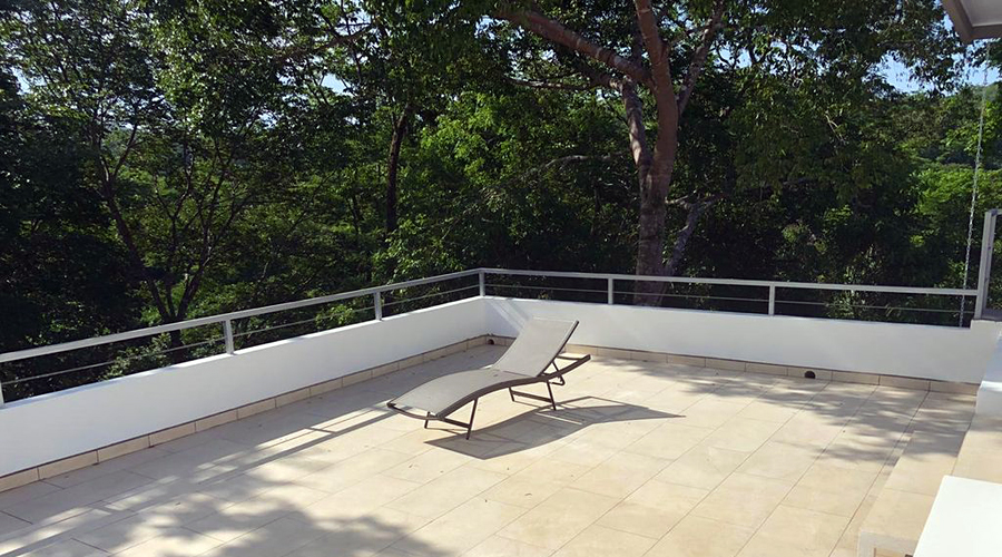Costa Rica - Guanacaste - Samara - Casa SAM JM - La terrasse privée de la chambre principale