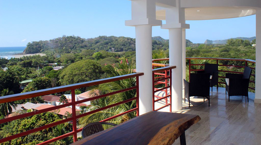 Costa Rica - Guanacaste - Samara - Condo SAM F10 - La terrasse et le balcon