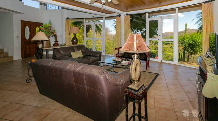 Guanacaste, face ocan pacifique, superbe villa piscine sur le toit - Le salon - Vue 2