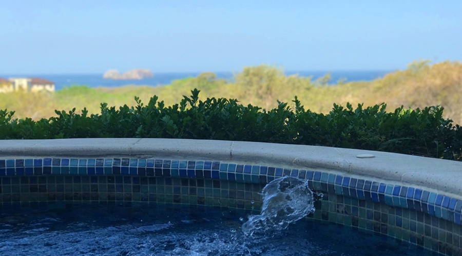 Guanacaste - Costa Rica - Villa 4 chambres + piscine + studio, 2 minutes plage - La vue mer depuis le jacuzzi !